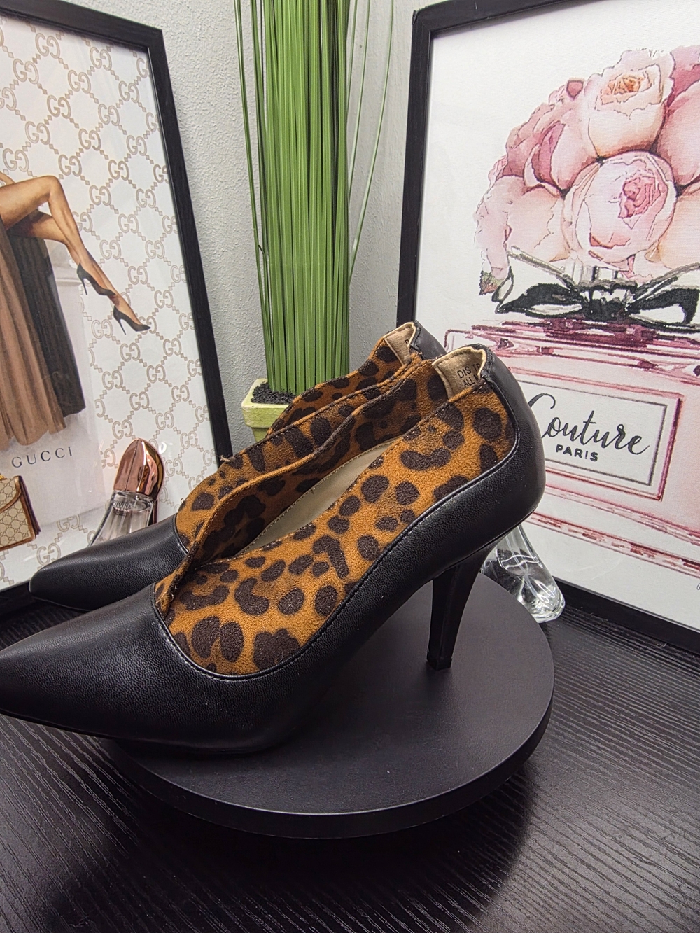 Andiamo Leopard Stilletto Heels - Picture 4 of 7